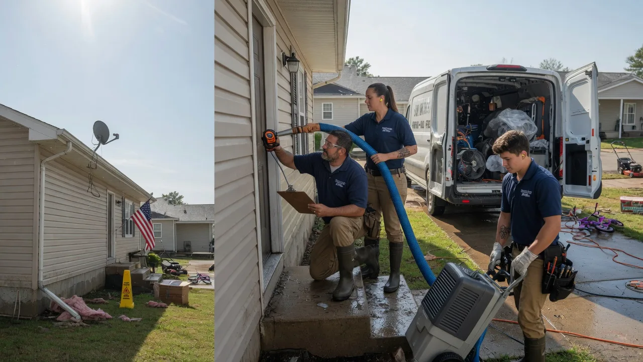 Ceiling Water Damage Restoration in Englewood, KS near me